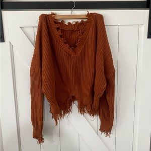Burnt Orange Sweater